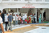 Amritsar - the Golden Temple, the Guru-ka-Langar, where each day thousands of people are fed by volunteers. 